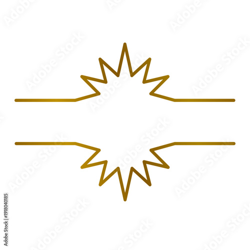 Islamic Gold Text Frame