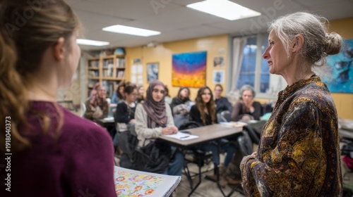 Engaging Language Teaching Class for Immigrants Fostering Communication and Cultural Understanding