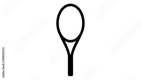 Tennis Racket Vector Icon Sheet Illustration on a Sports Theme