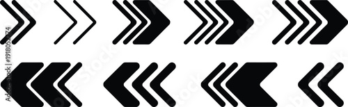 Abstract arrow chevron pattern, geometric direction design, stylized arrow shapes, vector progression illustration, modern graphic art, motion concept background