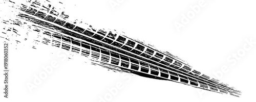 Vector Print Textured Tire Track . Design Element . Car tread silhouette . Mud splash grunge texture,vector ilustrasion