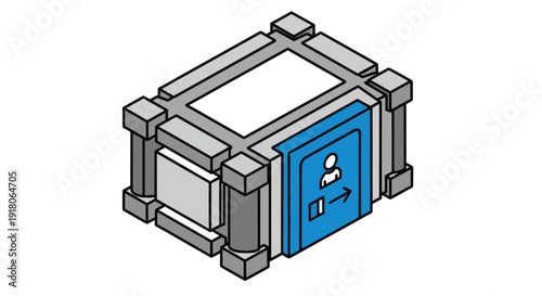 Metal Safe Box with Combination Lock.