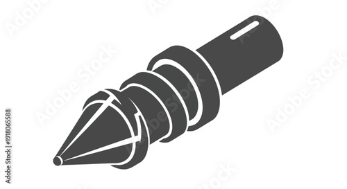 Drill Bit Tool Closeup Industrial Equipment.