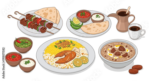 Delicious Middle Eastern Cuisine Dishes