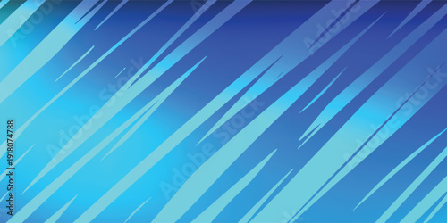 Abstract Blue Diagonal Striped Background With Dynamic Gradient Lines for Modern Design and Technology eps10