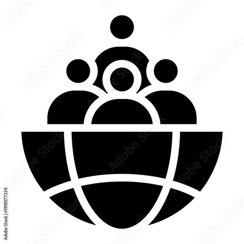 comunity, population icon
