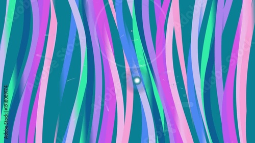 Vibrant Abstract Wavy Lines Background Loop with Dynamic Color Transitions.