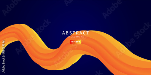 abstract orange blend background, can be used for banner, flyer, landing page.