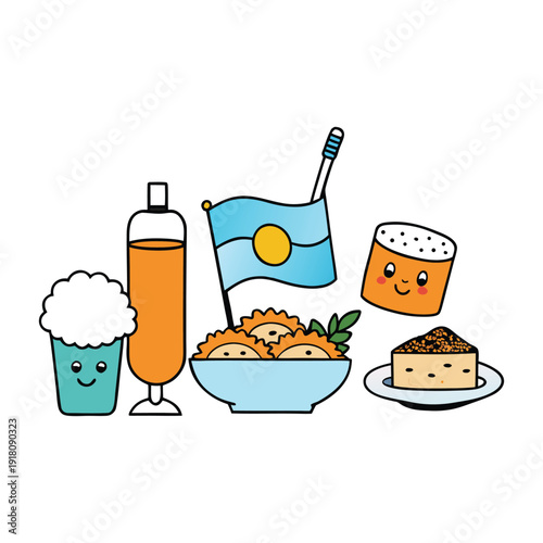 Savor Argentina’s flavors: juicy grilled meats, savory empanadas, chimichurri sauces, dulce de leche desserts, and bold Malbec wines, full of rich tradition.
