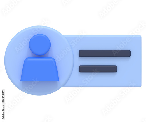 User Profile information Icon