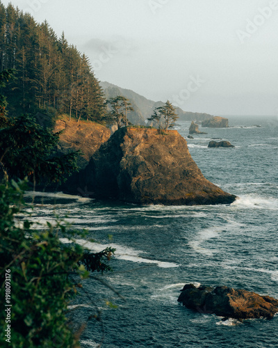 sunset on the oregon coast