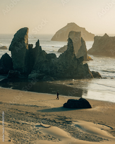 sunset on the oregon coast