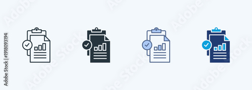 Report Multiple Style Icon Collection