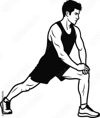 A simple black and white graphic of a fire extinguisher on a white background.