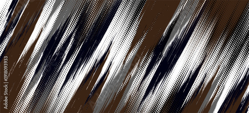 Abstract halftone wave dots background. Futuristic twisted grunge pattern, dots, circles. Vector modern optical pop art texture for posters, business cards and etc