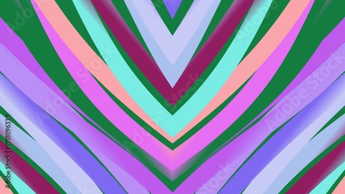 Vibrant Abstract Chevron Pattern Loop with Dynamic Color Transitions.