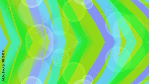 Vibrant Abstract Green Blue Motion Graphics.
