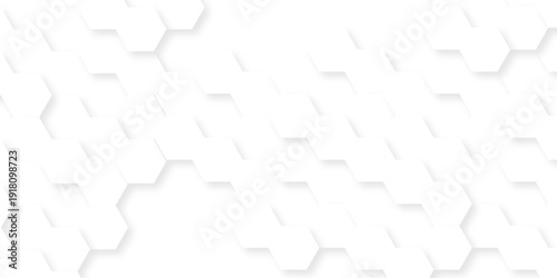 White paper texture abstract grid tile seamless hexagon wall creative metal business wallpaper texture background.