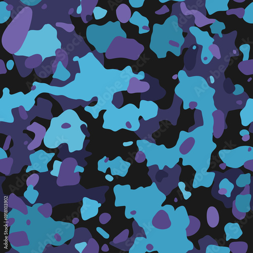 Purple camouflage seamless ...