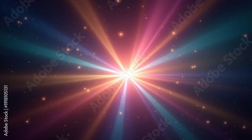 abstract background with stars