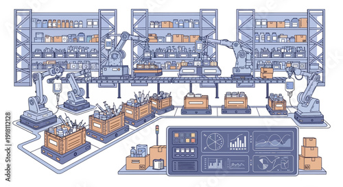 Industrial Factory Production Line Machinery Equipment.