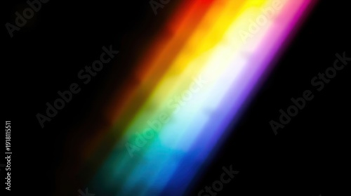 rainbow in the night