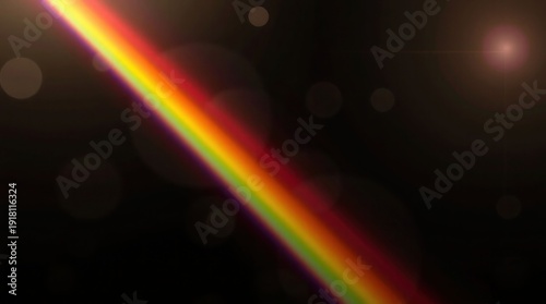 rainbow in the night