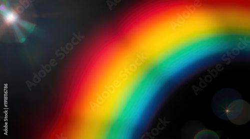 rainbow in the night