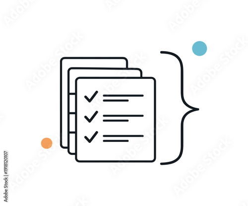 Calm task batching and efficient workflow management in a modern professional routine where similar tasks are grouped intentionally, a stacked