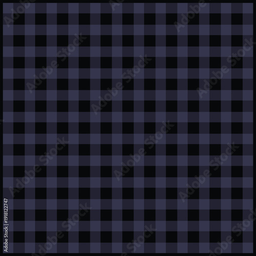 Dark Blue Checkered Plaid Pattern for Fashion and Design