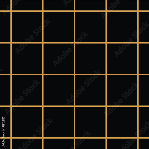 Minimalist black and beige checkered fabric pattern seamless texture for design backgrounds