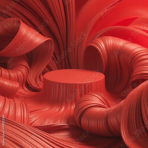 Wallpaper Mural Red background abstract backdrop texture design surface illustration concept decorative gradient plain solid color modern artwork Torontodigital.ca