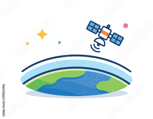 Seeing opportunities from an elevated perspective and distancing from daily noise expressed through cosmic vantage point, a planet viewed from above