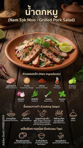 Grilled meat dishes served on a restaurant table