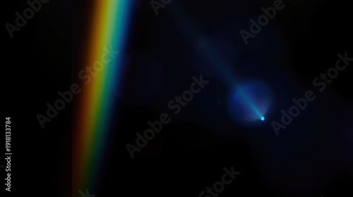 rainbow in the night