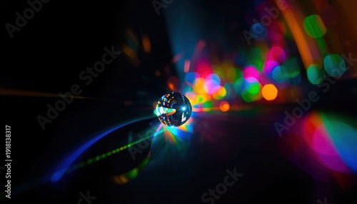 abstract blue background with light effects