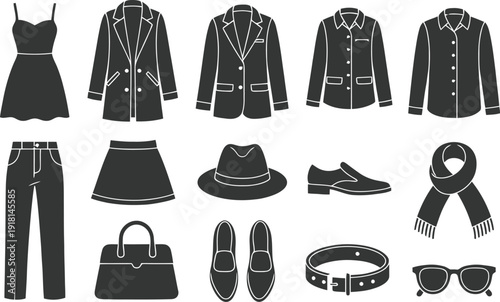 Timeless Fashion Essentials: A collection of meticulously crafted silhouettes showcasing a curated selection of fashion staples, celebrating individual expression and style.