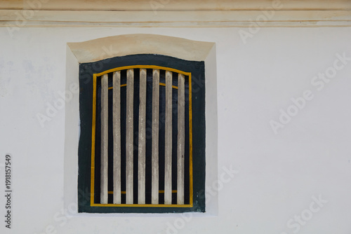window with shutters