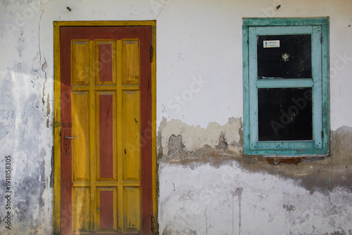 old wooden window