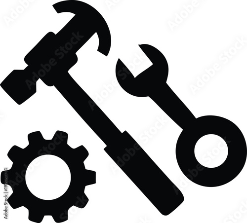 Tools and equipment icon set