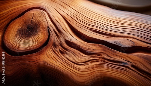 Wallpaper Mural close up shot of a piece of wood showing its natural texture and grain Torontodigital.ca