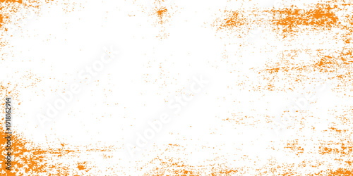 Abstract orange grunge background with a weathered rusty metal texture and peeling paint on a rough old stone surface