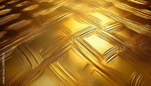 Wallpaper Mural shiny gold floor with luxurious metallic finish luxury elegant shiny metal golden floor texture surface Torontodigital.ca