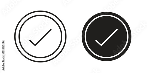 Result icons for graphic design, logo, Web site, social media, UI, mobile app, vector illustration