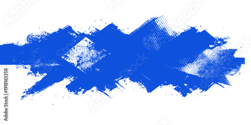 Abstract watercolor background with colorful ink splashes and grunge paint textures featuring artistic blue splatters and vector brush spots on a paper frame banner