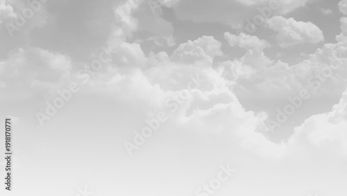 Stormy Cloud Formation in Grayscale. Dark Atmospheric Cloudscape Background
