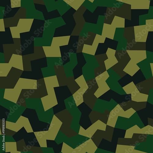Geometric camouflage patter...
