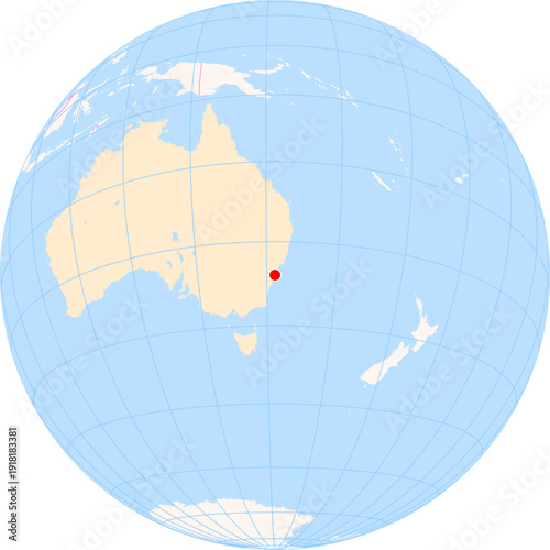 Location Map of Sydney Airport (Sydney, New South Wales, Australia). IATA-code: SYD. No labels at all.