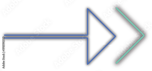 Vector illustration of blue arrow icon directional arrows pointing on white background blue arrow icon symbol