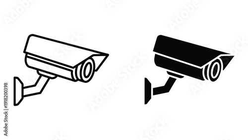 Security cameras illustration